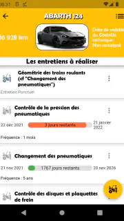 Carnet Entretien pour Voitures screenshot 2