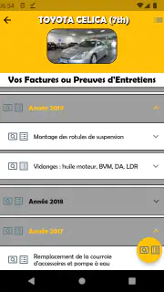 Carnet Entretien pour Voitures screenshot 7