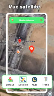 Carte de la Terre satellite screenshot 5