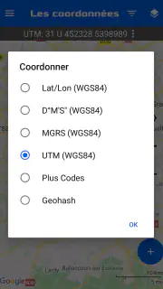 Carte des coordonnées GPS screenshot 4