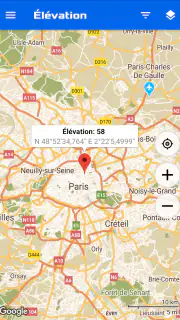 Carte des coordonnées GPS screenshot 5