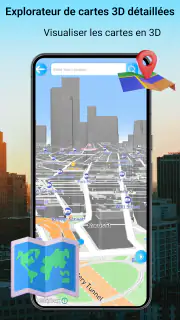 Carte satellite GPS en direct screenshot 2