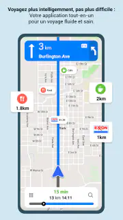 Cartes GPS, navigation, trafic screenshot 3