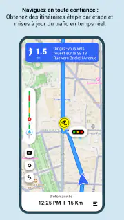 Cartes GPS, navigation, trafic screenshot 7