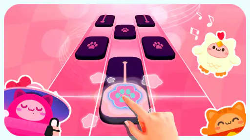 Cat Piano Tiles: Jeux de piano screenshot