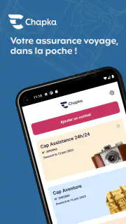 Chapka, assurance voyage screenshot 1