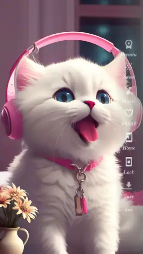 Chat mignon Fond d'écran HD screenshot