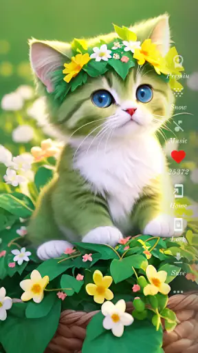 Chat mignon Fond d'écran HD screenshot