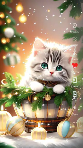 Chat mignon Fond d'écran HD screenshot