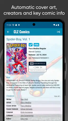 CLZ Comics - base de données screenshot