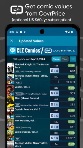 CLZ Comics - base de données screenshot