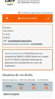 CNETP Salarié screenshot 2