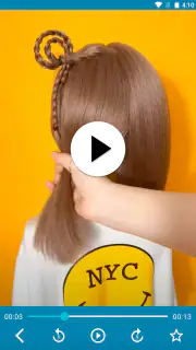 Coiffures pour cheveux courts screenshot 3