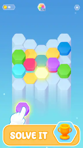 Color Slide Puzzle: Trier Hexa screenshot