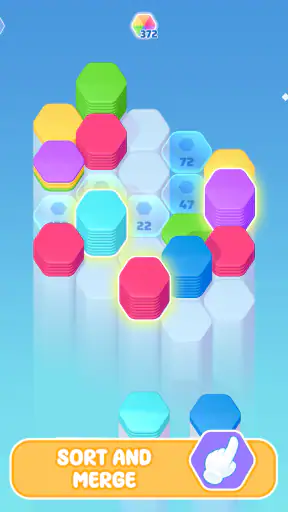 Color Slide Puzzle: Trier Hexa screenshot