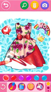 Coloration et dessin de robe screenshot 2