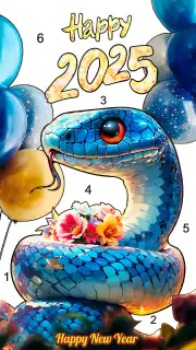 Coloriage de Noël par numéro screenshot 1