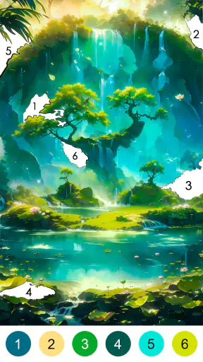 Coloriage fantaisie par numéro screenshot