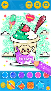 Coloring Meal for Kids Game screenshot 1