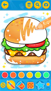 Coloring Meal for Kids Game screenshot 2