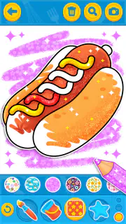 Coloring Meal for Kids Game screenshot 8