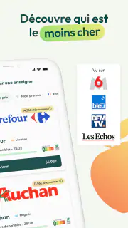 Comparateur prix supermarchés screenshot 2