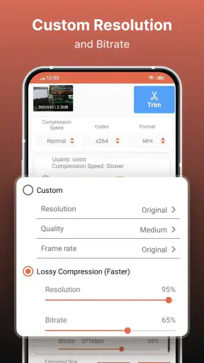 Compresseur vidéo - compressor screenshot