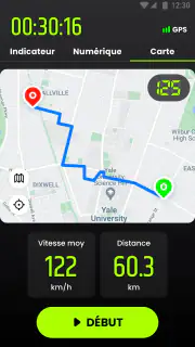 Compteur de Vitesse GPS - km/h screenshot 3