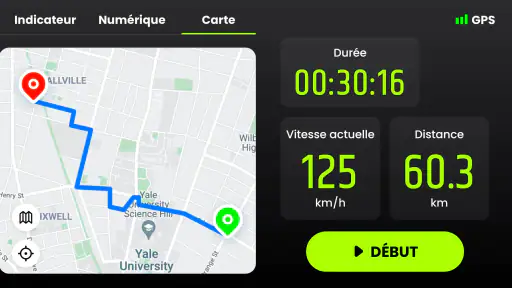 Compteur de Vitesse GPS - km/h screenshot