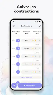Contractions de grossesse screenshot 1