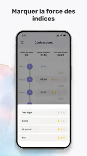 Contractions de grossesse screenshot 2