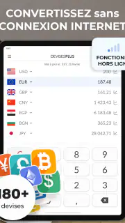 Convertisseur de Devises Plus screenshot 8