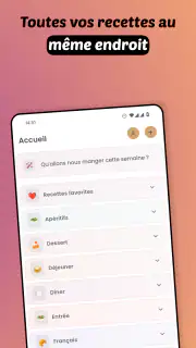 CookBooker: Recettes & Menus screenshot 4