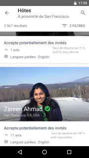 Couchsurfing Travel App screenshot 3