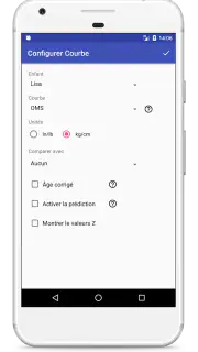 Courbes de Croissance screenshot 7
