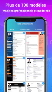 Créer CV, Lettre de motivation screenshot 3