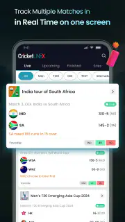 Cricket LineX: Fast Live score screenshot 8