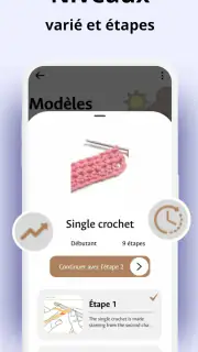 Crochet pas à pas en français screenshot 2