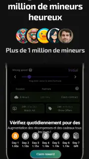 Crypto Cloud: Minage Bitcoin screenshot 3