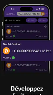 Crypto Cloud: Minage Bitcoin screenshot 8