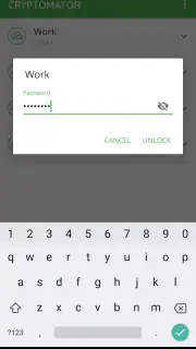 Cryptomator screenshot 3