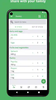 Cuisine: Inventaire & recettes screenshot 1