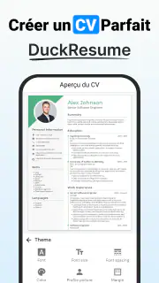 CV Gratuit Français - Faire CV screenshot 1