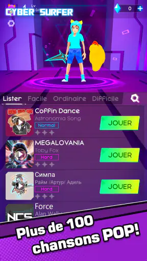 Cyber Surfer Aventure musicale screenshot
