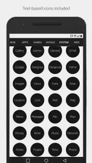 Dark Void Pro - Black Icons screenshot 8