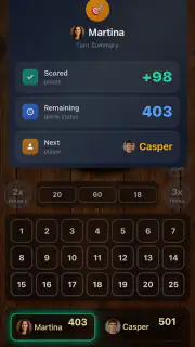 Darts Counter Fléchettes Score screenshot 6