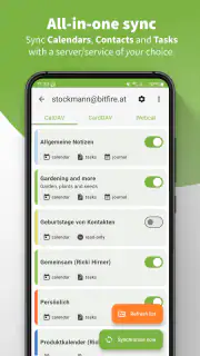DAVx⁵ – CalDAV CardDAV WebDAV screenshot 1