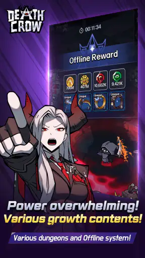 Death Crow : dc idle RPG screenshot