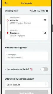 DHL Express Mobile screenshot 4