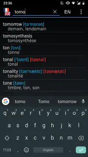 Dictionnaire Anglais-Français  screenshot 3